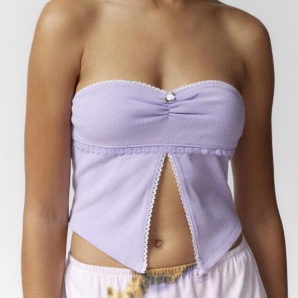 Urban Outfitters Tops - 5 for $15 🦋 URBAN OUTFITTERS | Kimchi Blue Rosie Strapless Flyaway Top